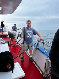 a group of people on a boat