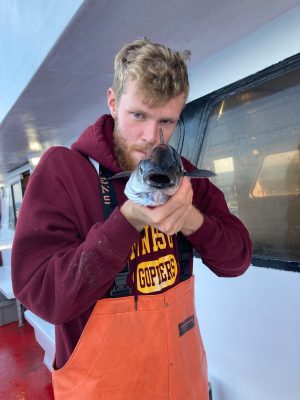 a man holding a phone