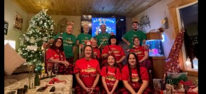 a group of people posing for a photo