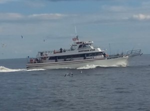 a large ship in a body of water