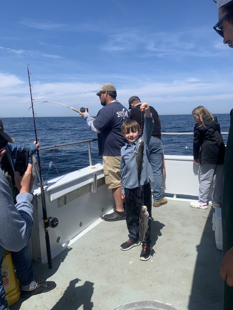 a group of people that are standing in the water