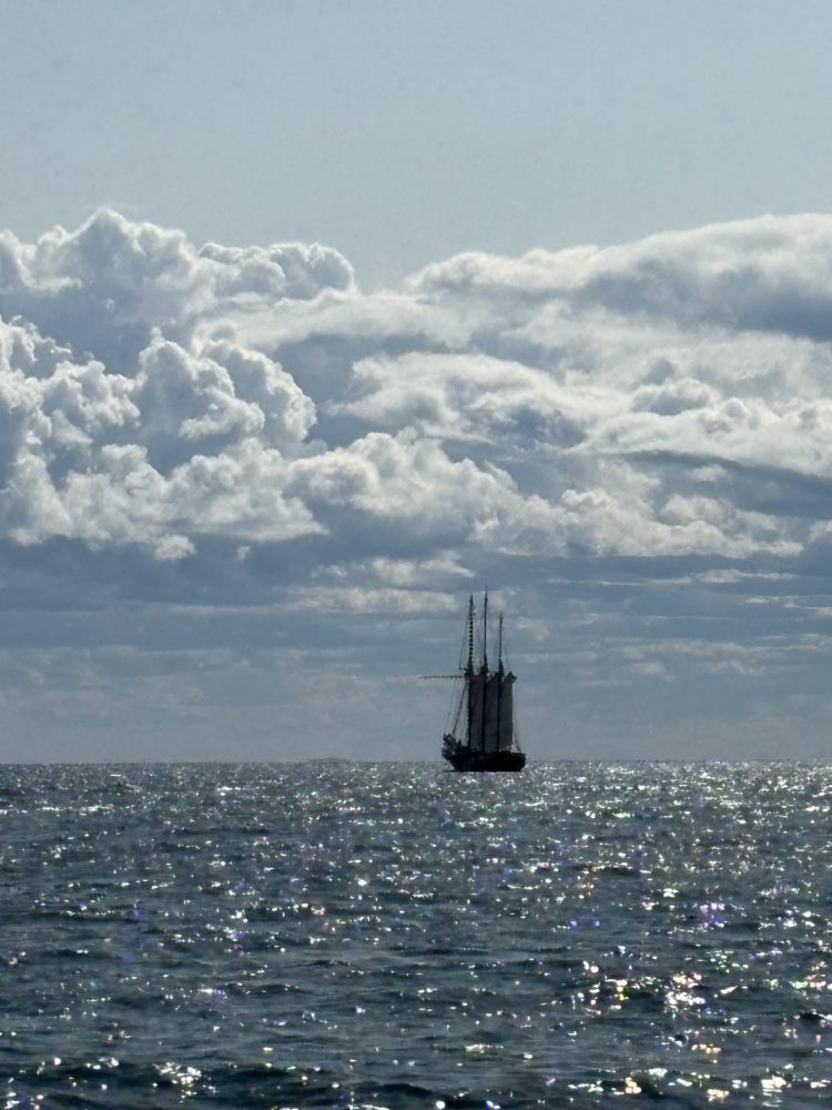 a large ship in a body of water