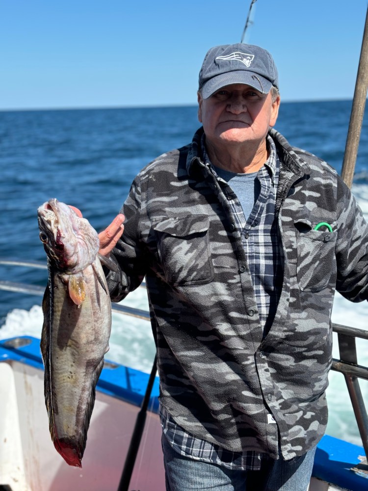 a man holding a fish in the water