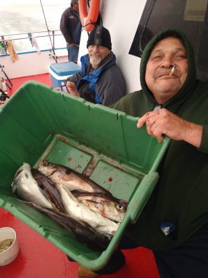 a man in a green car